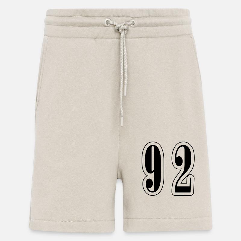 92 Number Symbol - Shorts - made by SPREAD - WARM CLAY