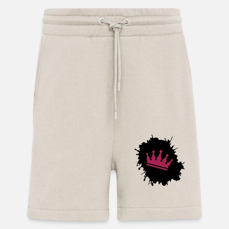 Blobs Couronne - Short bio décontracté fabriqué en UE - WARM CLAY