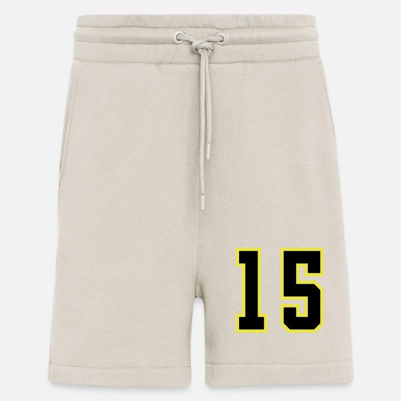 Maillot à 15 numéros - Short bio décontracté fabriqué en UE - WARM CLAY