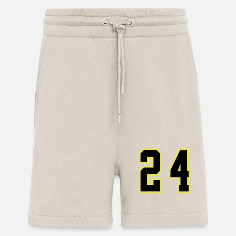 Maillot à 24 numéros - Short bio décontracté fabriqué en UE - WARM CLAY