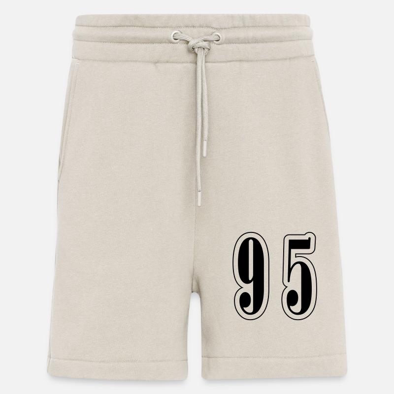 95 Number Symbol - Shorts - made by SPREAD - WARM CLAY
