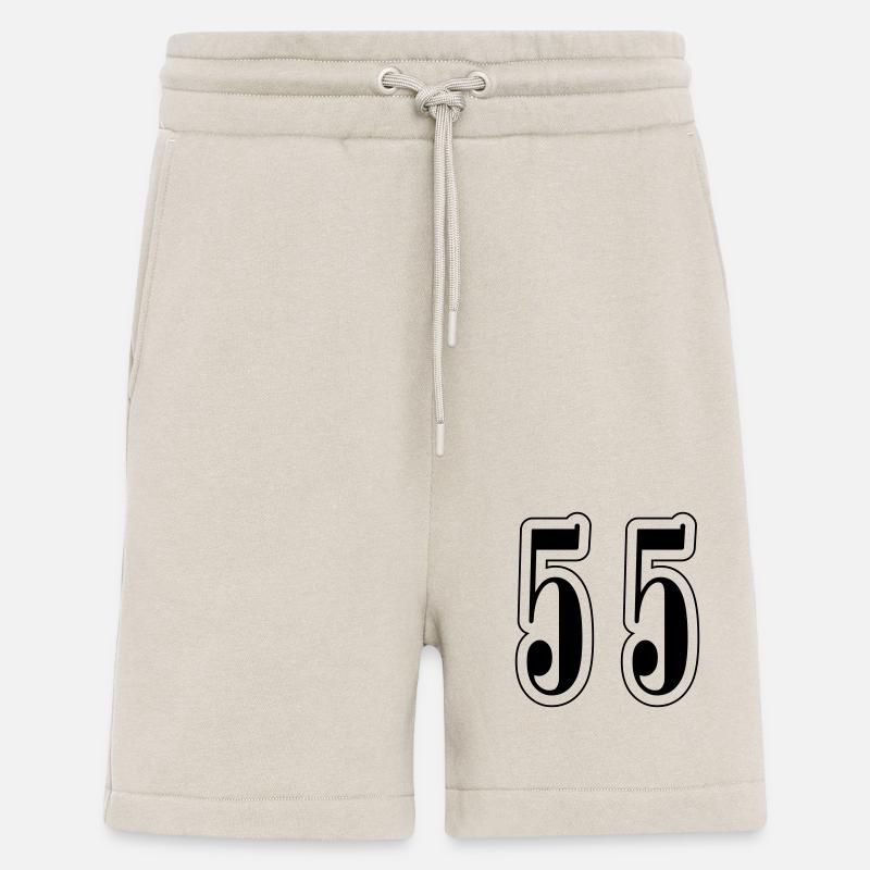 Symbole numérique 55 - Short bio décontracté fabriqué en UE - WARM CLAY