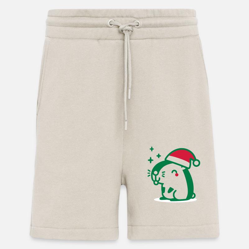 Capybara Weihnachten - Shorts - made by SPREAD - WARM CLAY