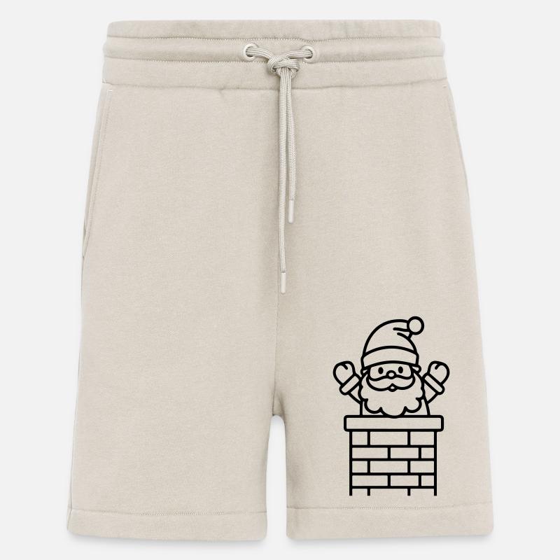 Weihnachtsmann Lustig - Shorts - made by SPREAD - WARM CLAY