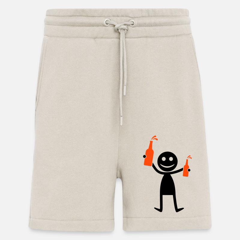 Bier Party Silhouette - Shorts - made by SPREAD - WARM CLAY