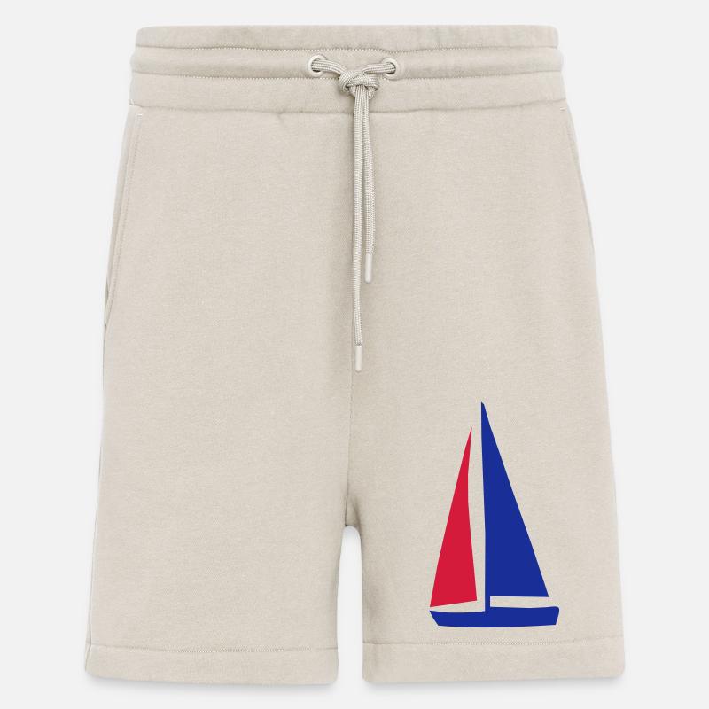 bateau à voile - Short bio décontracté fabriqué en UE - WARM CLAY