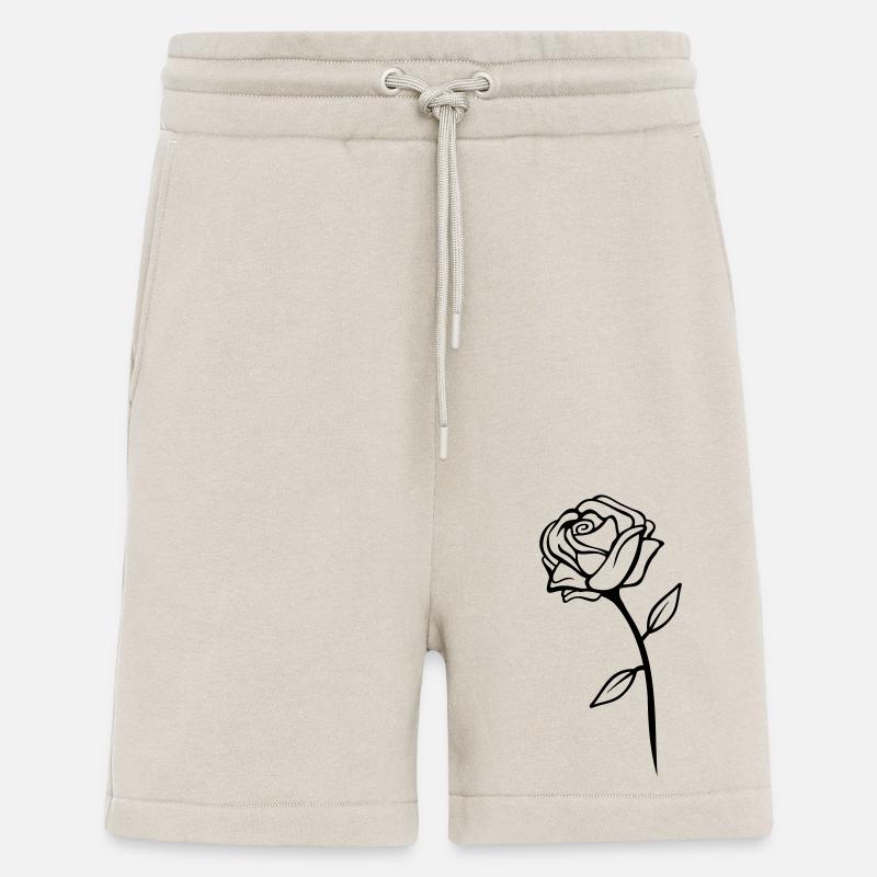 Rose Design - Shorts - made by SPREAD - WARM CLAY