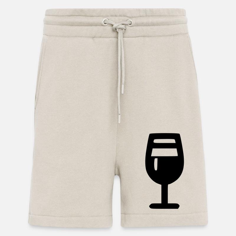 Glas Wein - Shorts - made by SPREAD - WARM CLAY