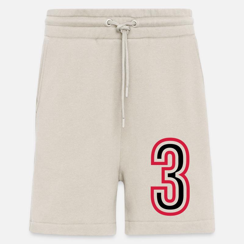 Maillot 3 Nombre d’années - Short bio décontracté fabriqué en UE - WARM CLAY
