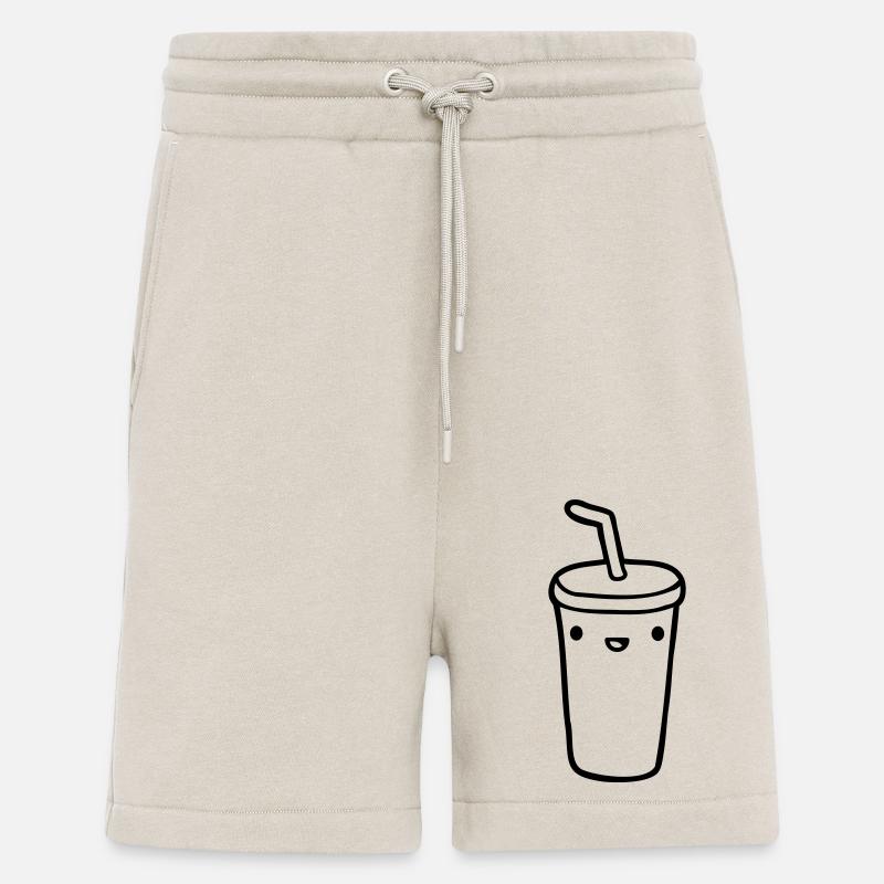 Gesicht Cola Becher - Shorts - made by SPREAD - WARM CLAY
