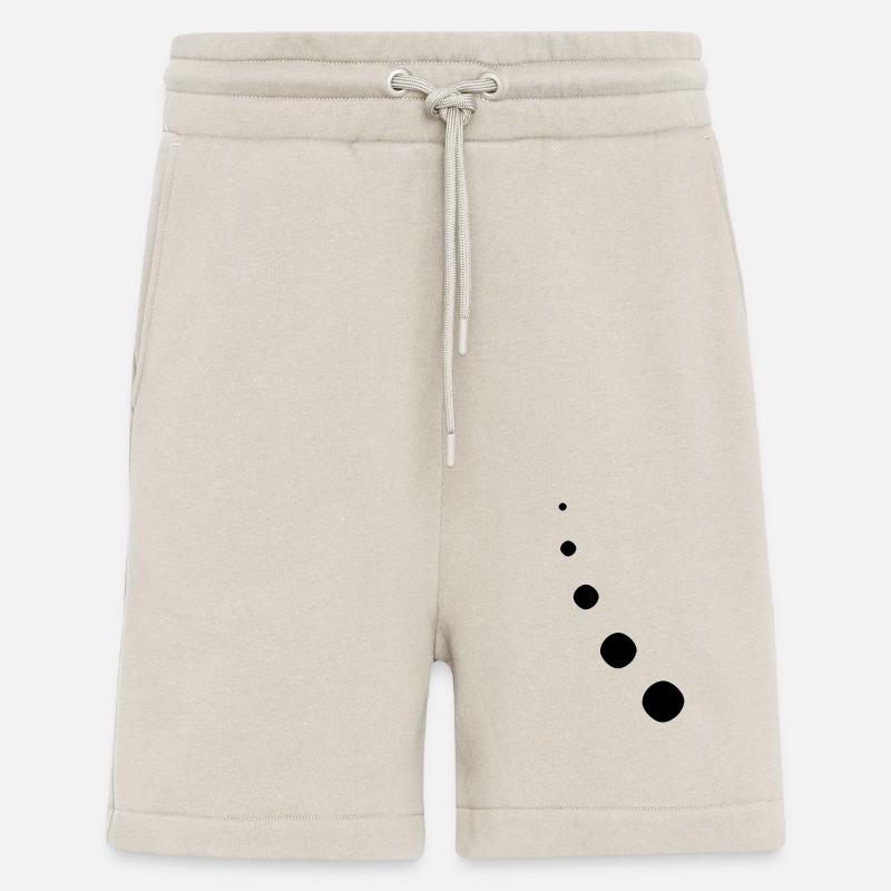 Punkte Dekor Bogen - Shorts - made by SPREAD - WARM CLAY