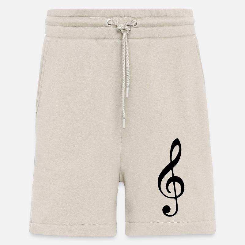 Clé de sol - Short bio décontracté fabriqué en UE - WARM CLAY