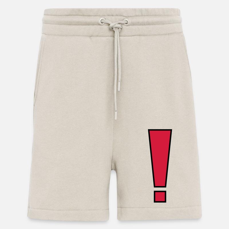 Point d’exclamation - Short bio décontracté fabriqué en UE - WARM CLAY