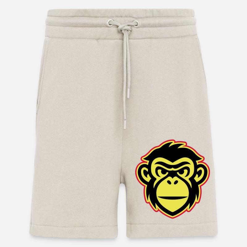 Affe Kopf - Shorts - made by SPREAD - WARM CLAY