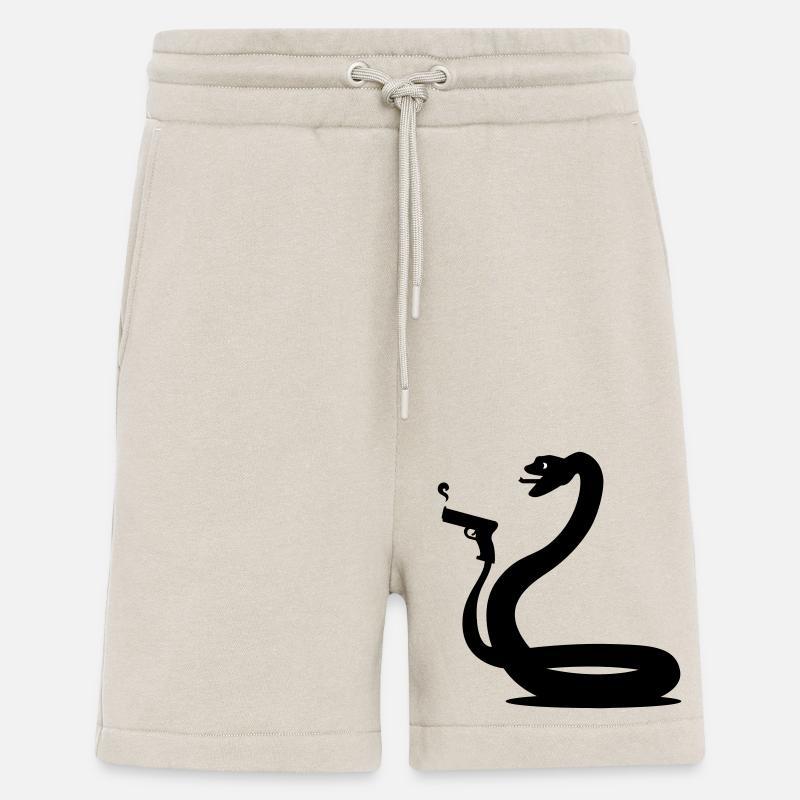 Schwarze Schlange - Shorts - made by SPREAD - WARM CLAY