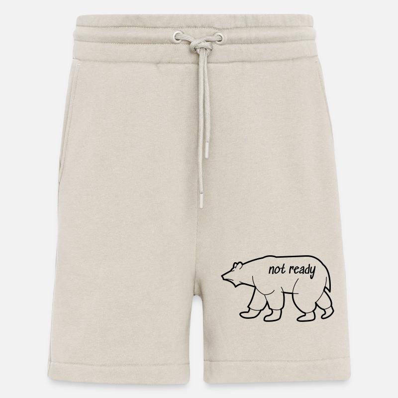 Eisbär Zeichnung - Shorts - made by SPREAD - WARM CLAY
