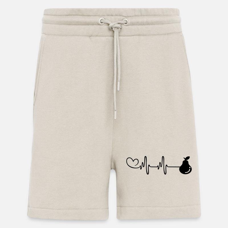 Pear Pulse Heart - Shorts - made by SPREAD - WARM CLAY