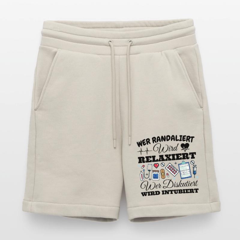 Wer Randaliert Wird Relaxiert Wer Diskutiert Wird Shorts - made by SPREAD