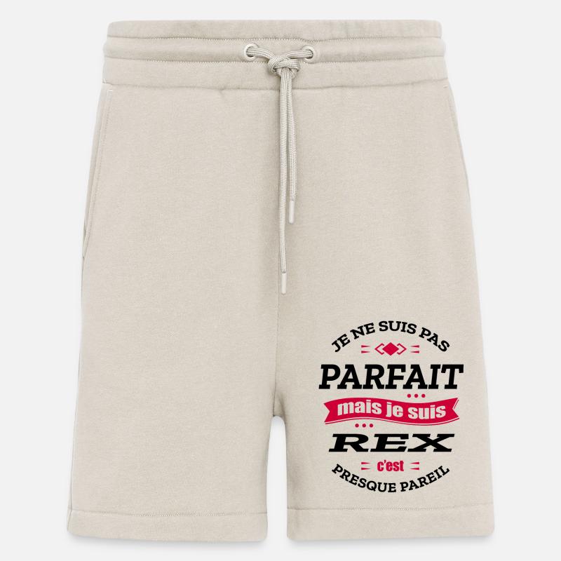 REX PARFAIT - PRENOM REX - Short bio décontracté fabriqué en UE - WARM CLAY