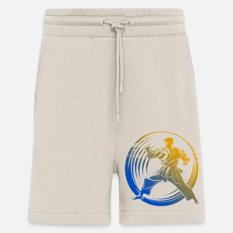 Karate Silhouette Bunt - Shorts - made by SPREAD - WARM CLAY