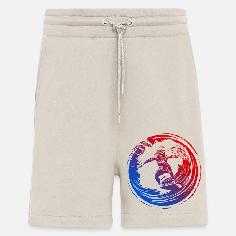 Surfer Silhouette Bunt - Shorts - made by SPREAD - WARM CLAY