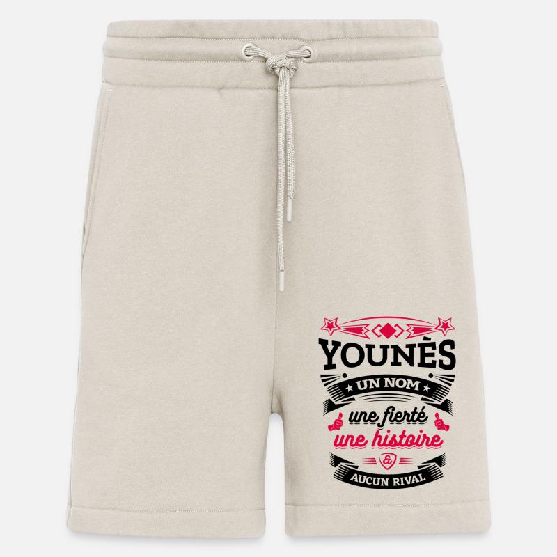 YOUNÈS UN NOM UNE FIERTÉ AUCUN RIVAL - Short bio décontracté fabriqué en UE - WARM CLAY