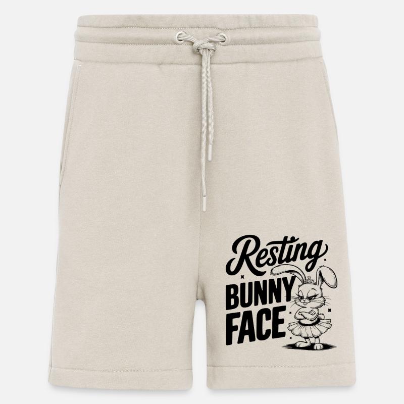 Resting Bunny Face - Shorts - made by SPREAD - WARM CLAY