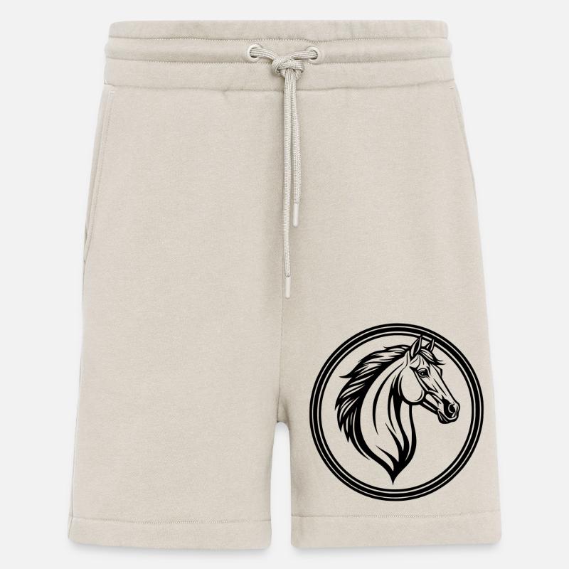 Pferdekopf Emblem - Shorts - made by SPREAD - WARM CLAY