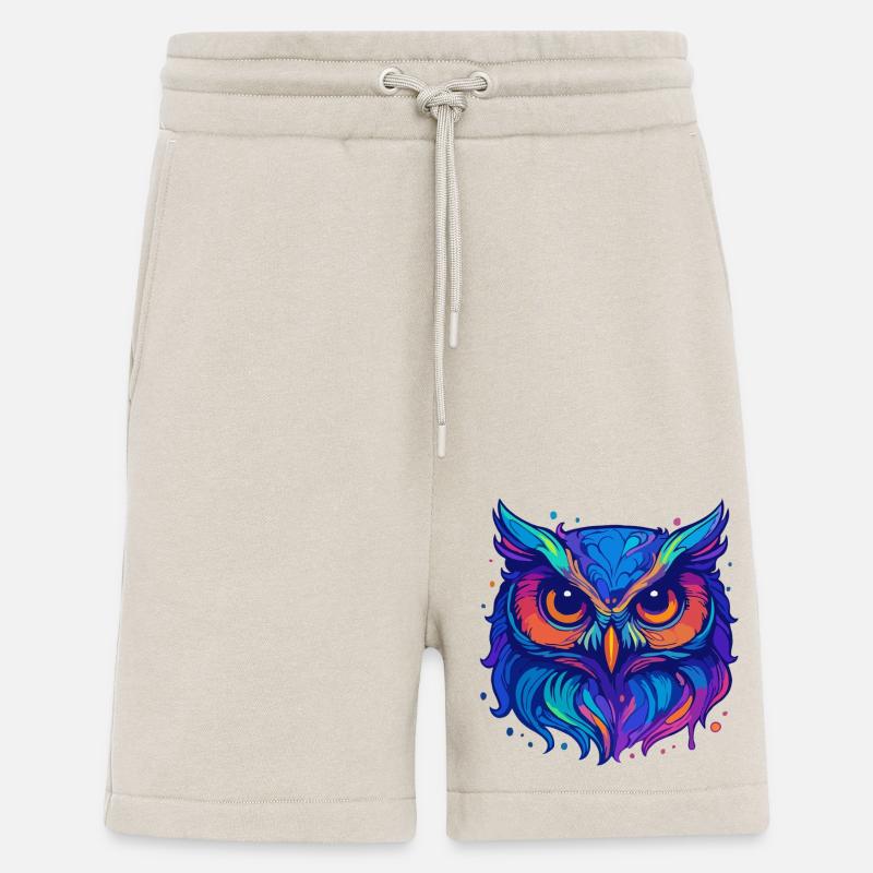 Neon-Eule - Shorts - made by SPREAD - WARM CLAY