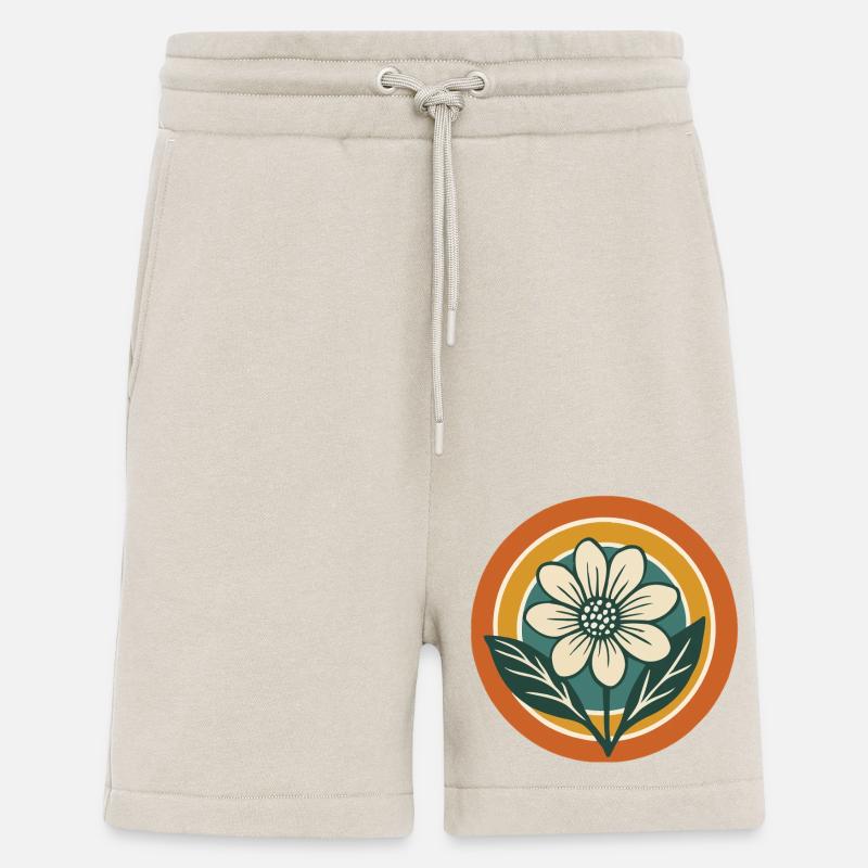 Retro Blume - Shorts - made by SPREAD - WARM CLAY
