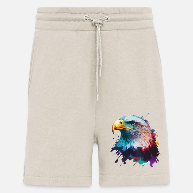 Aigle éclaboussant - Short bio décontracté fabriqué en UE - WARM CLAY