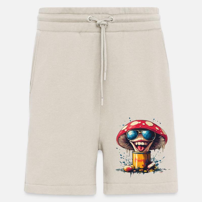 Psychedelica Glibberpilz - Shorts - made by SPREAD - WARM CLAY