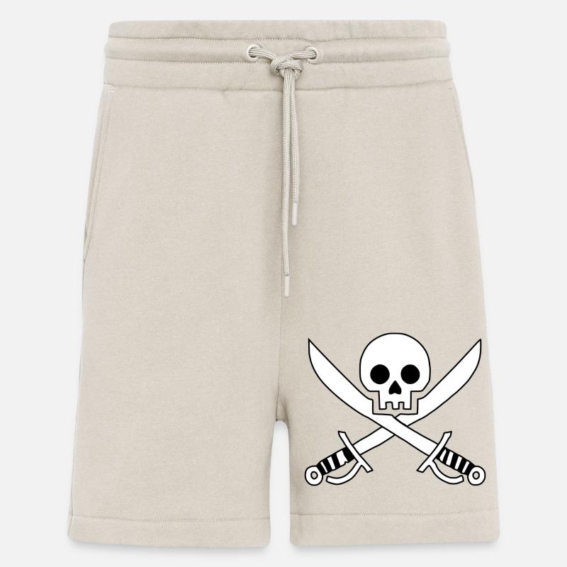 Pirat - Totenschädel - Shorts - made by SPREAD - WARM CLAY