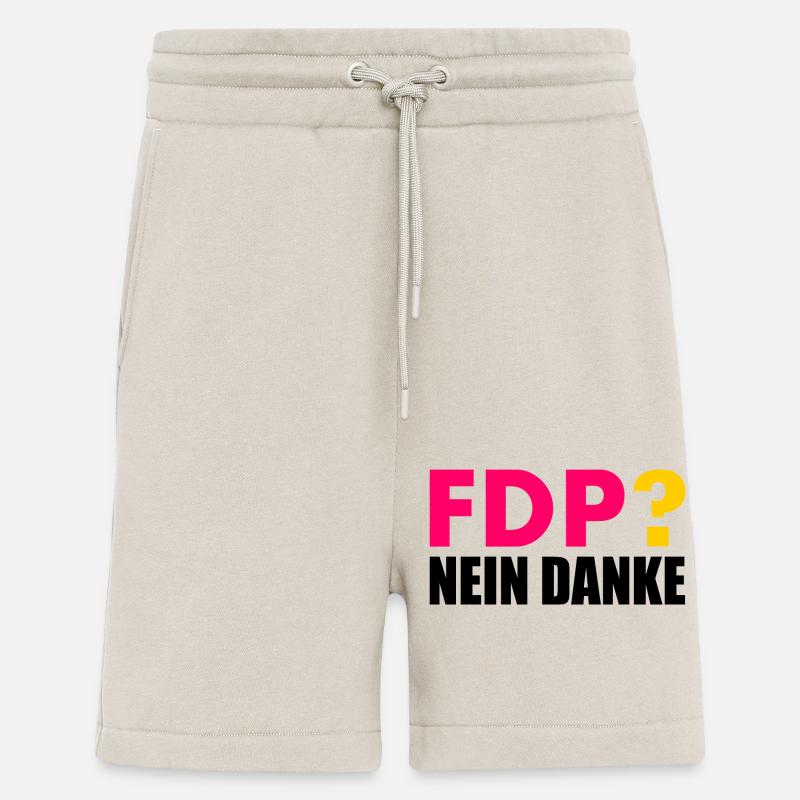Fdp nein danke - Shorts - made by SPREAD - WARM CLAY