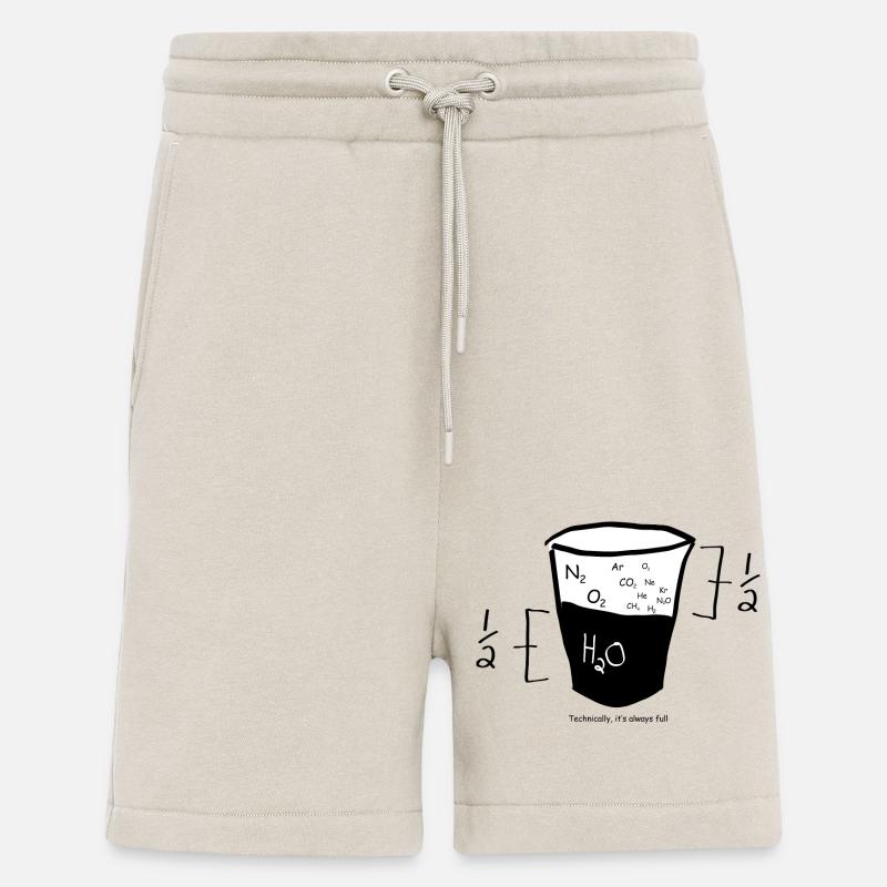 Nerd Math Grafik - Shorts - made by SPREAD - WARM CLAY