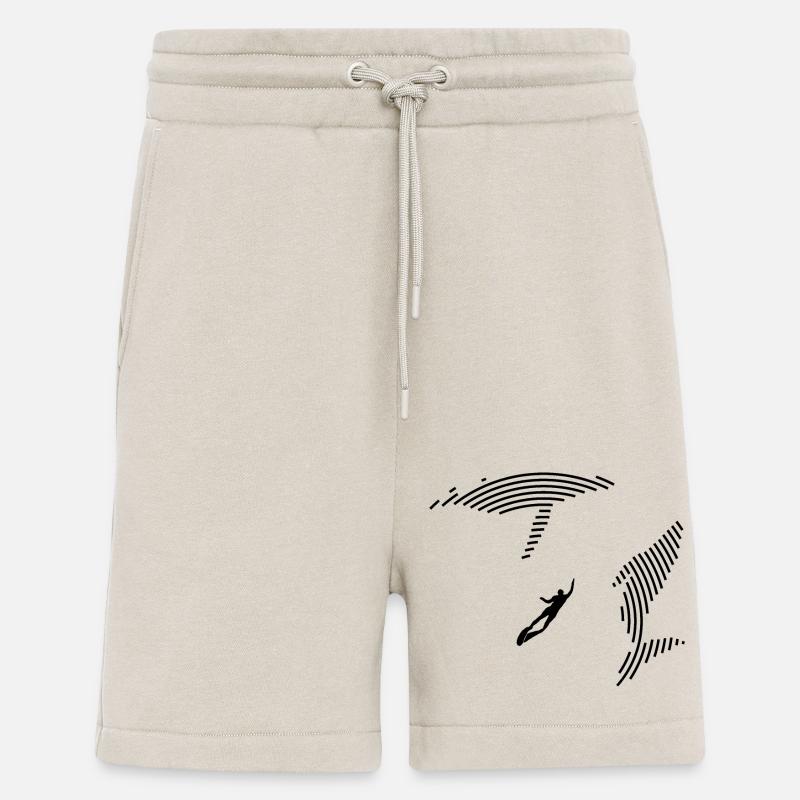 Plonger avec les baleines - Short bio décontracté fabriqué en UE - WARM CLAY
