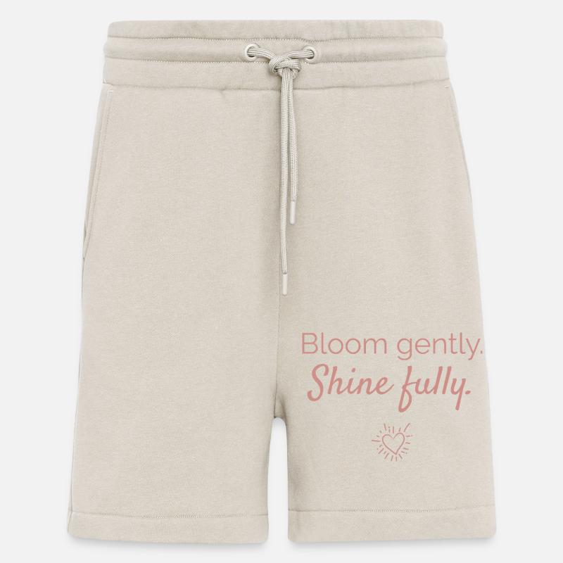 Floraison douce - brille puissamment - Short bio décontracté fabriqué en UE - WARM CLAY
