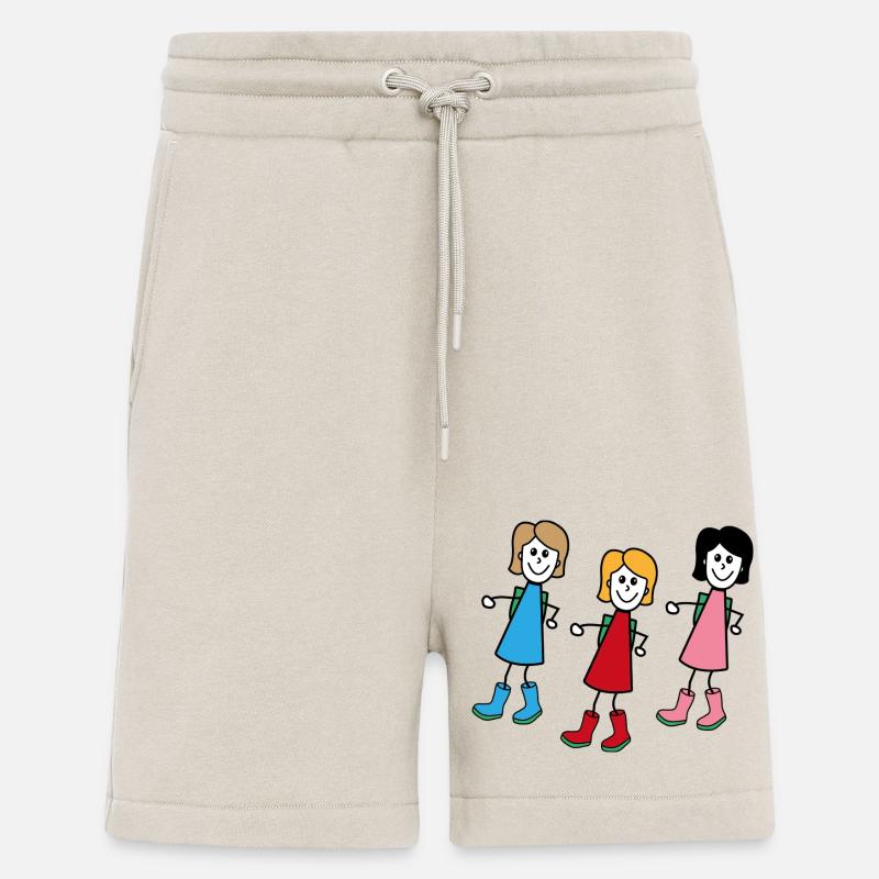 Frauen im Comic Style - Shorts - made by SPREAD - WARM CLAY