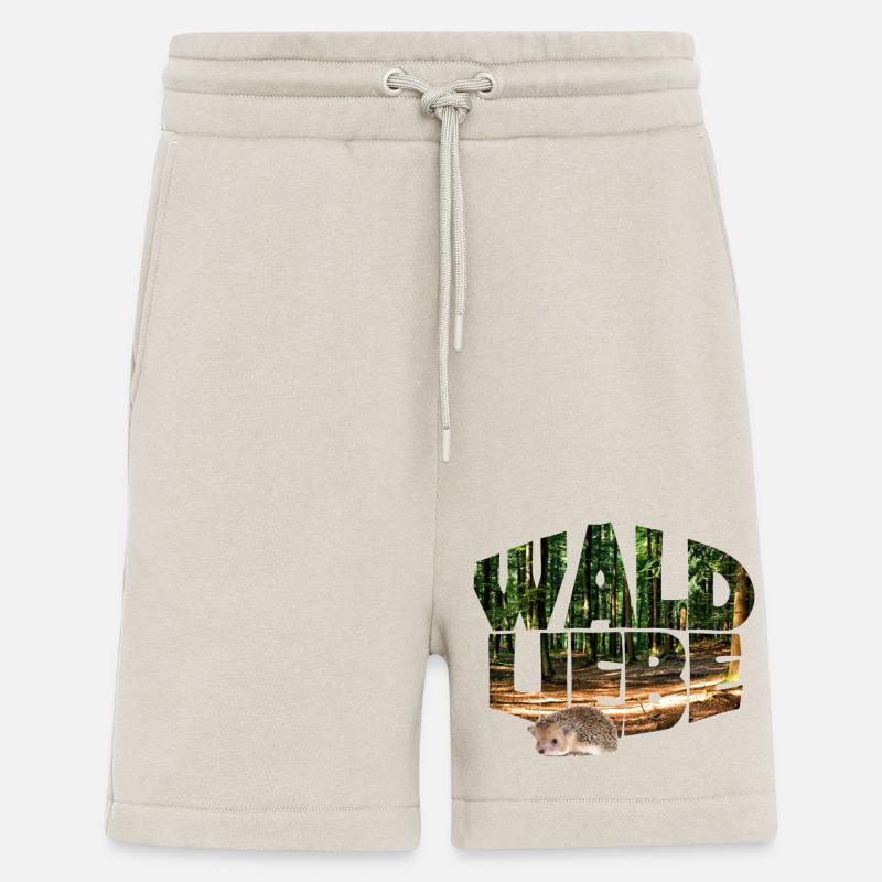 wald 20 waldliebe mit igel - Shorts - made by SPREAD - WARM CLAY
