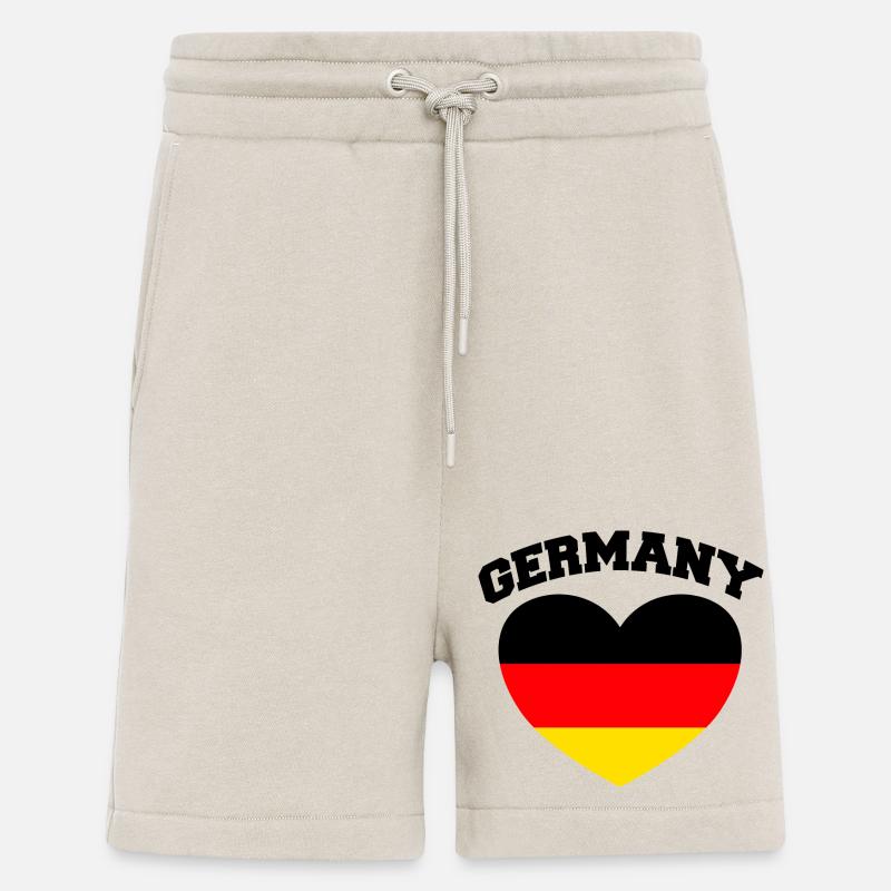GERMANY HERZ - Shorts - made by SPREAD - WARM CLAY