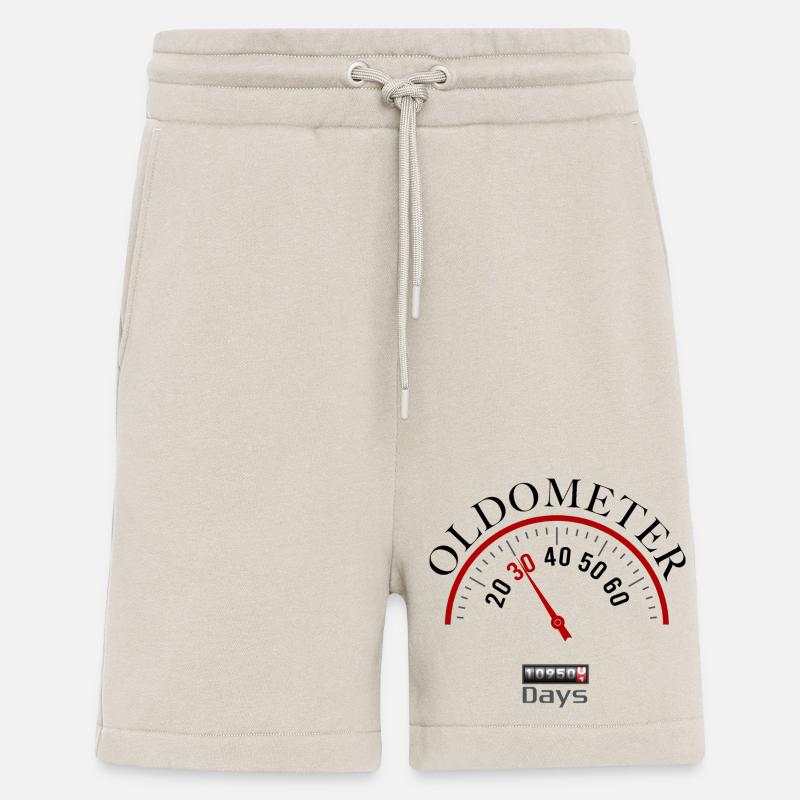 Oldometer 30e anniversaire - Short bio décontracté fabriqué en UE - WARM CLAY