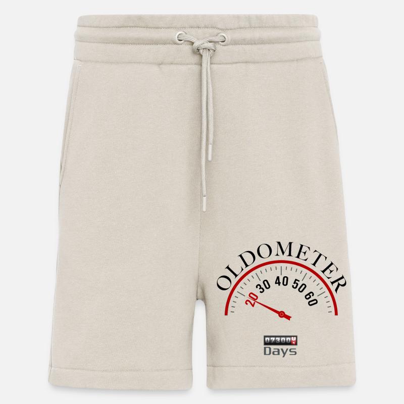 Oldometer 20e anniversaire - Short bio décontracté fabriqué en UE - WARM CLAY