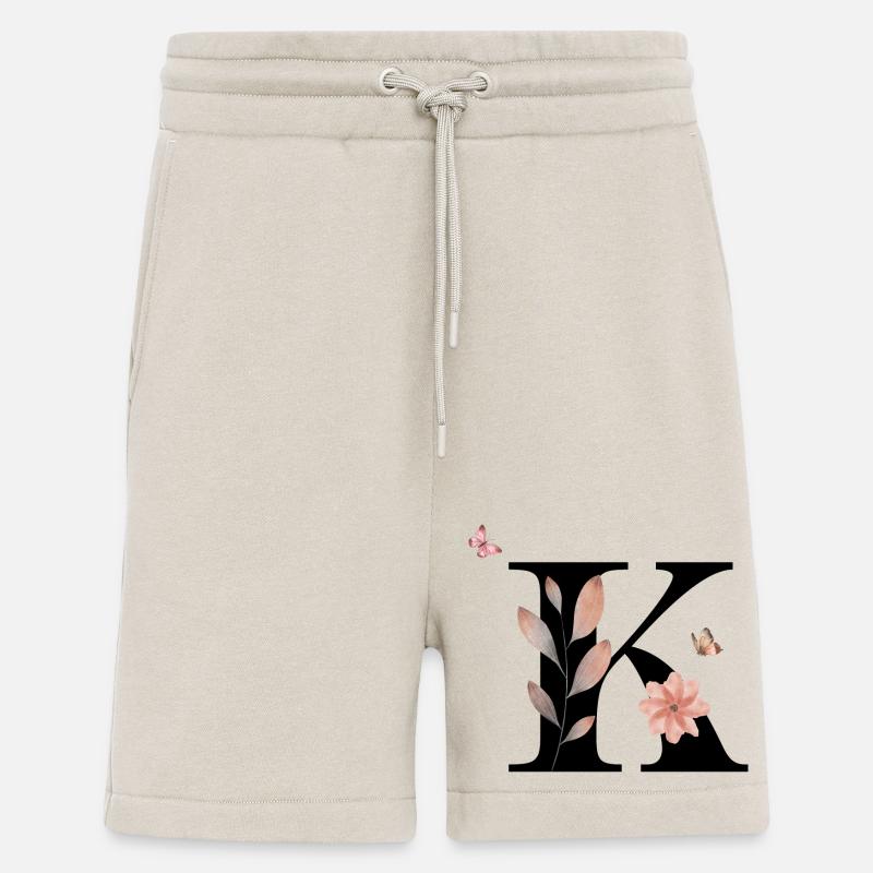 Buchstabe k Wildblumen Aquarelle - Shorts - made by SPREAD - WARM CLAY