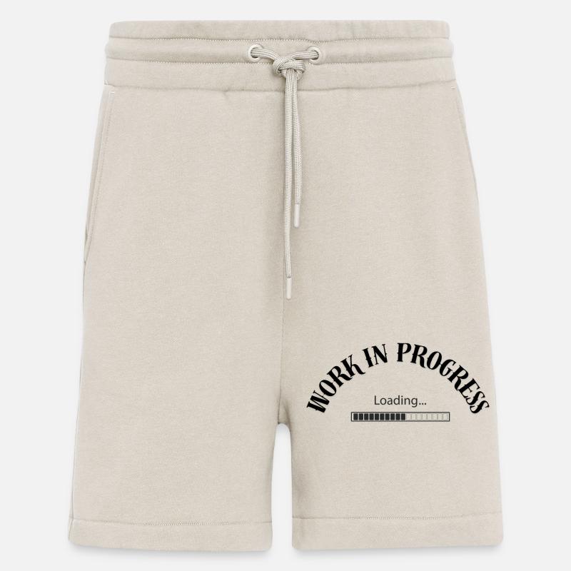 Work in progress - Short bio décontracté fabriqué en UE - WARM CLAY