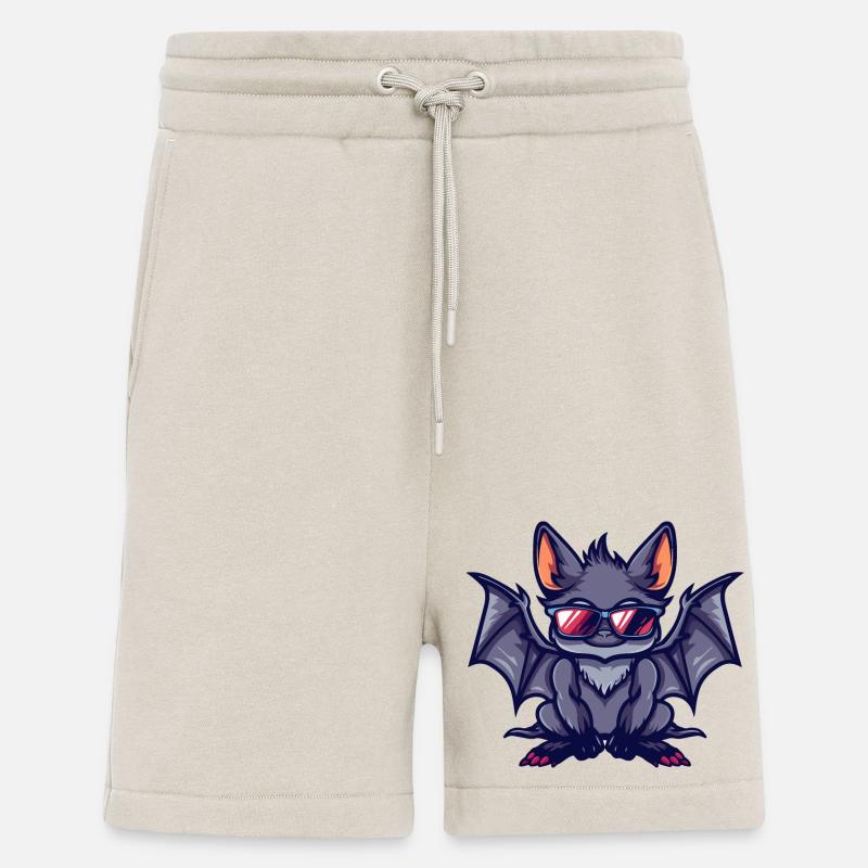 Fledermaus Comic Cool - Shorts - made by SPREAD - WARM CLAY