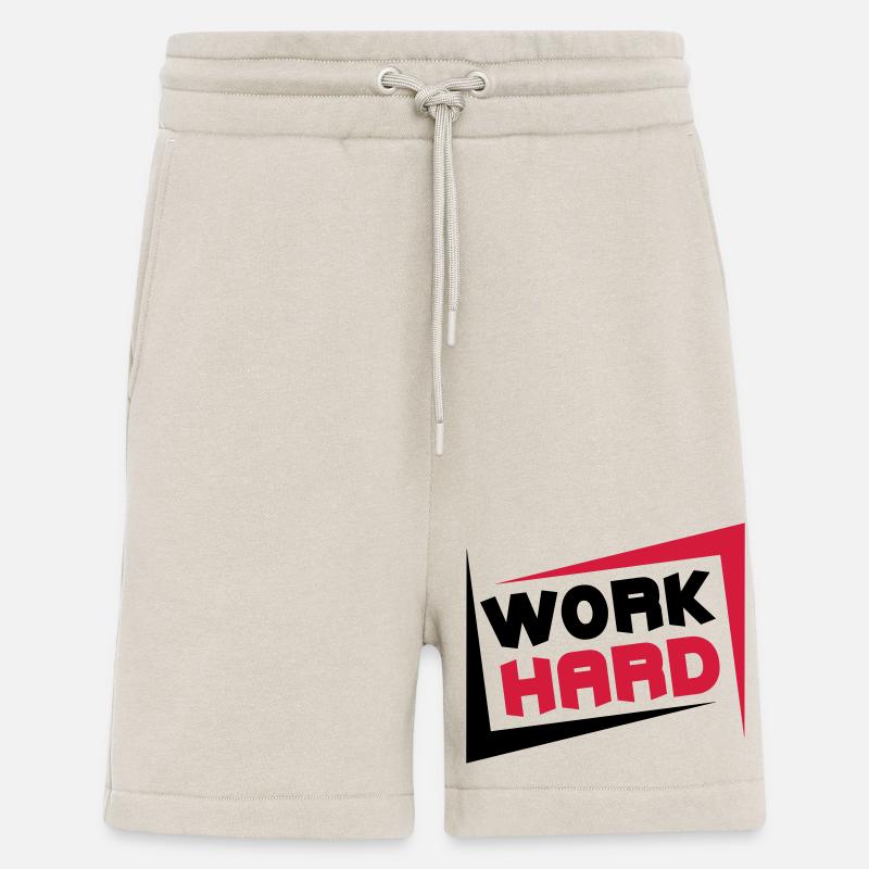 Work Hard - Shorts - made by SPREAD - WARM CLAY