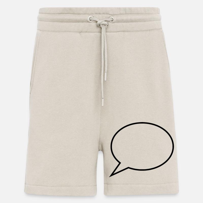 Bulle, bande dessinée, modèle, modèle - Short bio décontracté fabriqué en UE - WARM CLAY