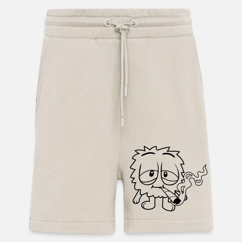 Süßes kiffendes Monster - Shorts - made by SPREAD - WARM CLAY