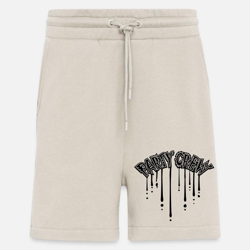 Équipe de graffiti Party - Short bio décontracté fabriqué en UE - WARM CLAY