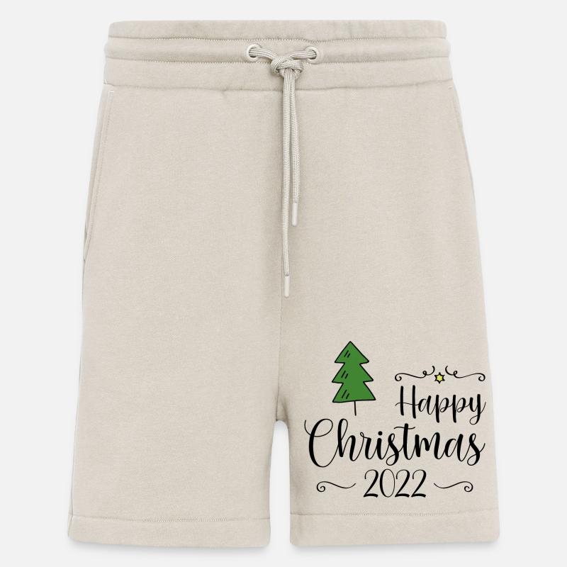 Joyeux Noël 2022 - Short bio décontracté fabriqué en UE - WARM CLAY